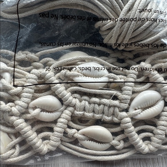 Ivory Crochet Wrap Accent Belt NEW 🏷️ - Picture 4 of 5